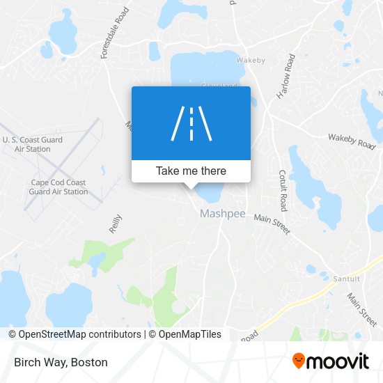 Mapa de Birch Way