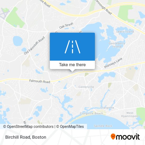 Mapa de Birchill Road