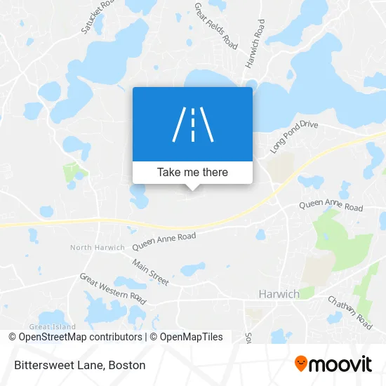 Bittersweet Lane map