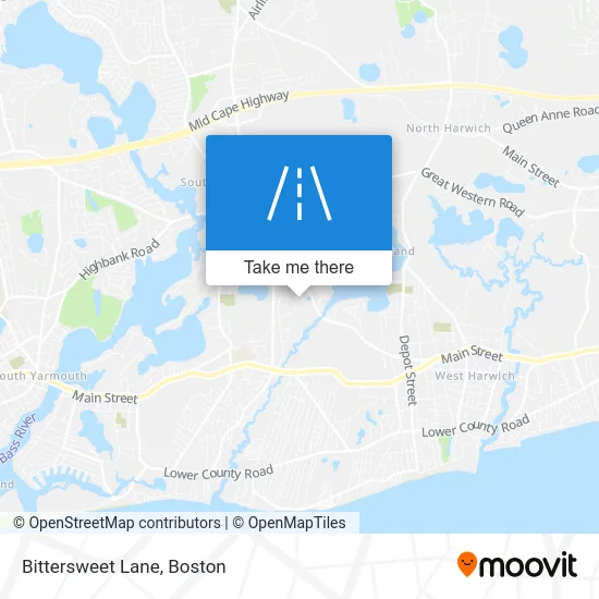 Bittersweet Lane map