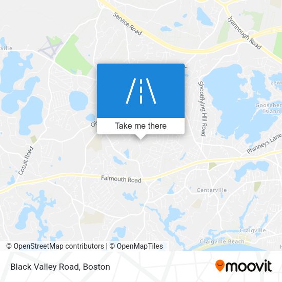 Mapa de Black Valley Road