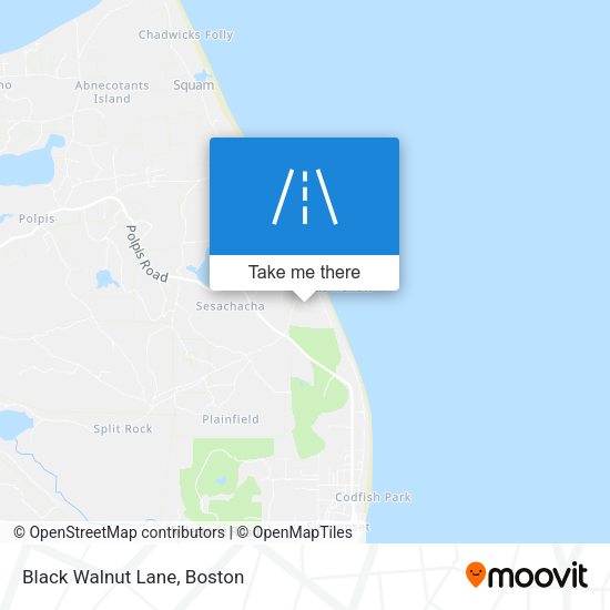 Mapa de Black Walnut Lane