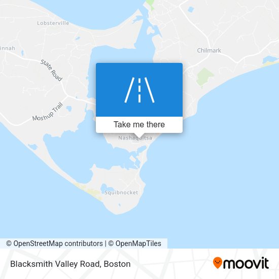 Blacksmith Valley Road map