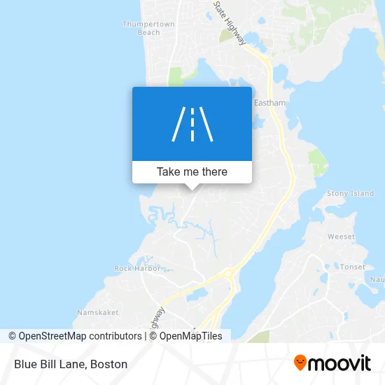Blue Bill Lane map