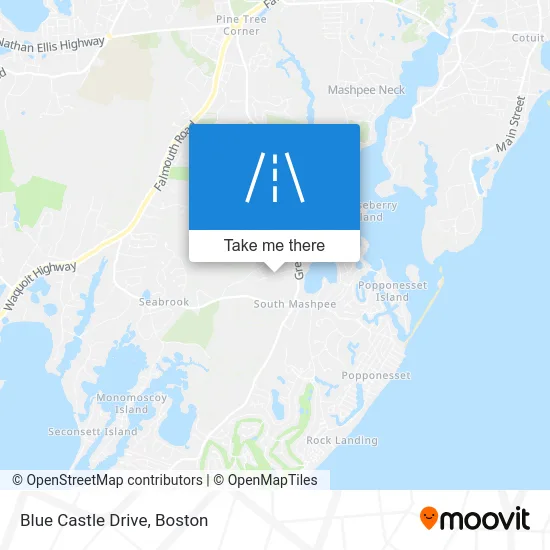 Blue Castle Drive map