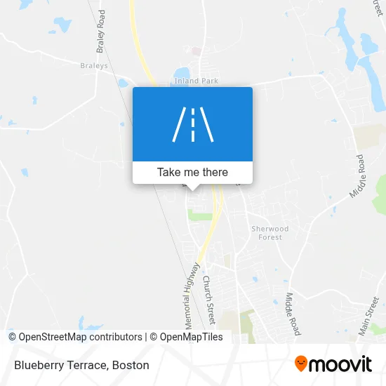 Blueberry Terrace map