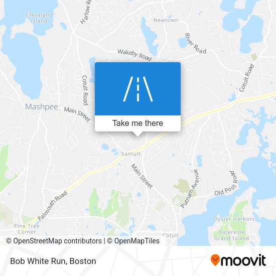 Bob White Run map