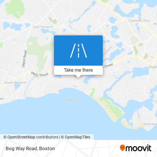 Bog Way Road map