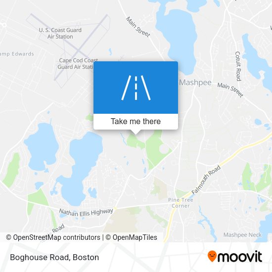 Mapa de Boghouse Road