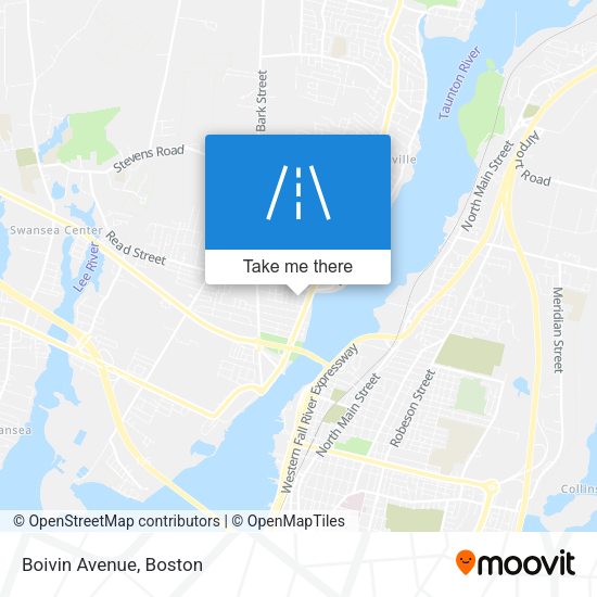 Mapa de Boivin Avenue