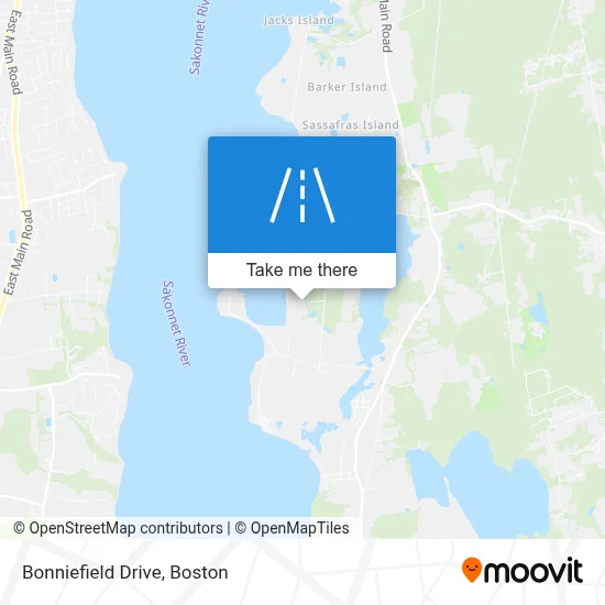 Bonniefield Drive map