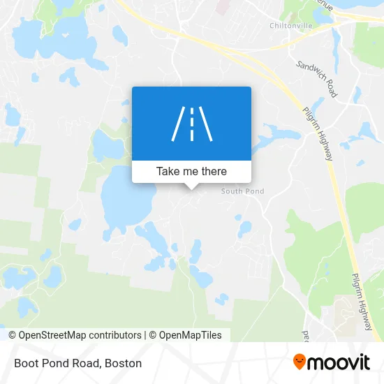 Boot Pond Road map