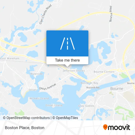Boston Place map