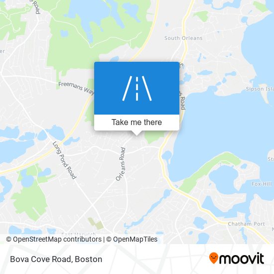 Bova Cove Road map