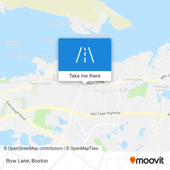 Bow Lane map