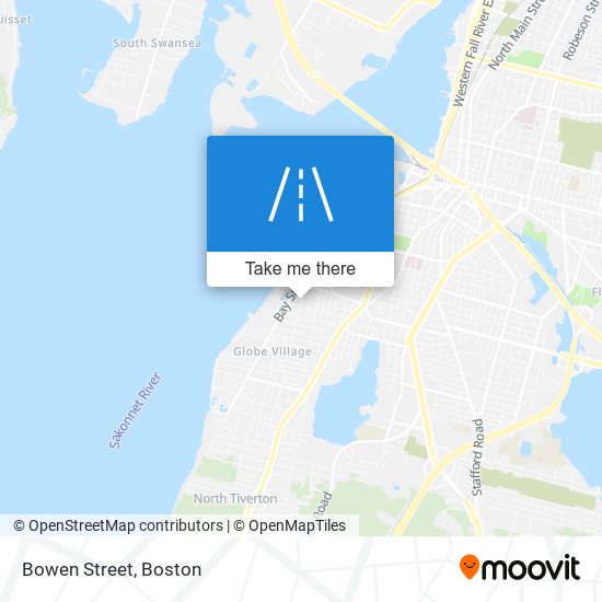 Bowen Street map