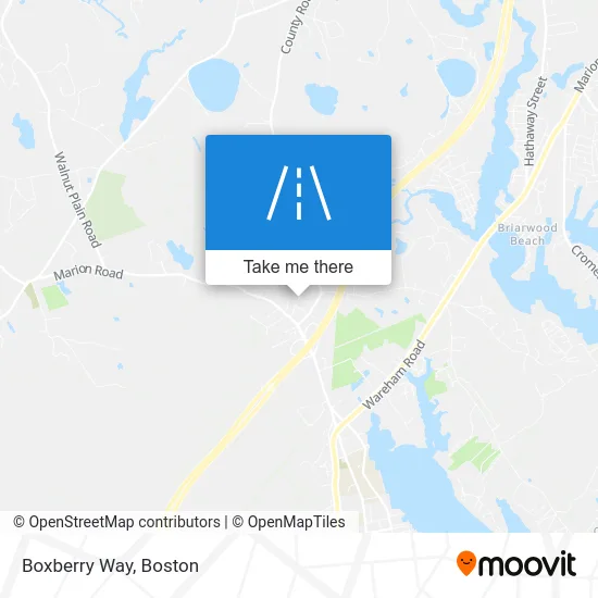 Boxberry Way map
