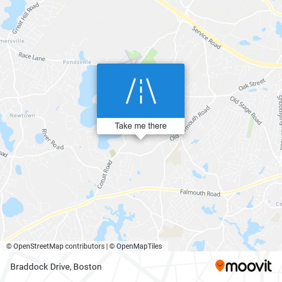 Braddock Drive map