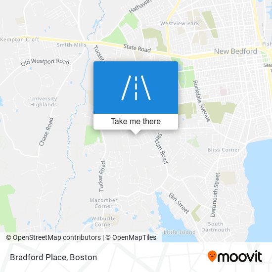 Mapa de Bradford Place
