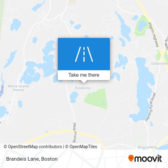 Mapa de Brandeis Lane