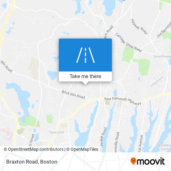 Braxton Road map