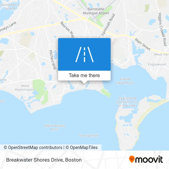 Breakwater Shores Drive map