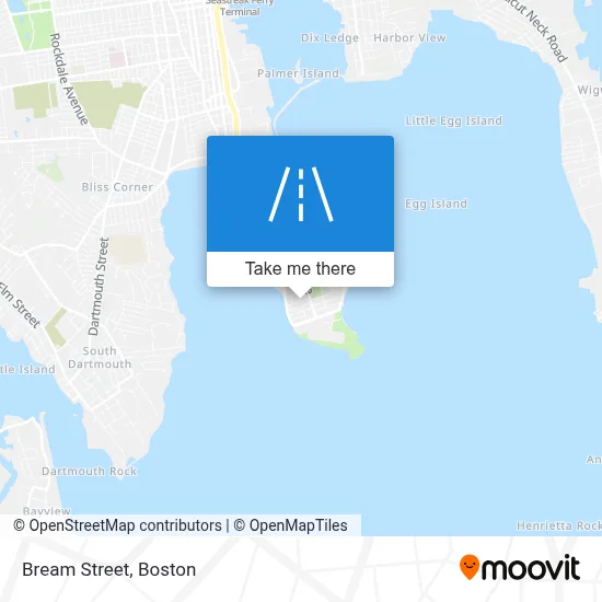 Bream Street map