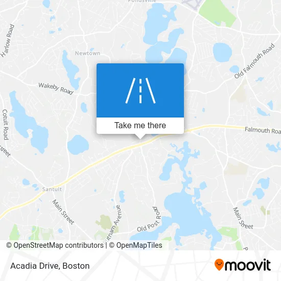 Acadia Drive map