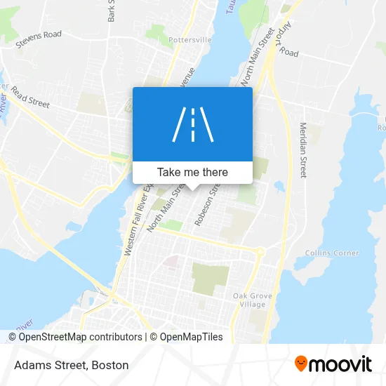 Adams Street map