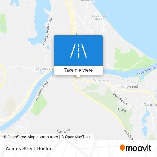 Adams Street map