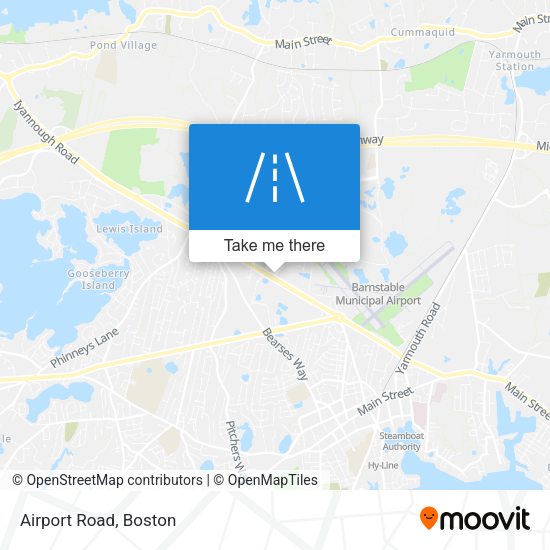 Airport Road map