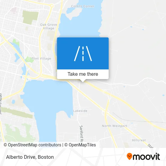 Alberto Drive map