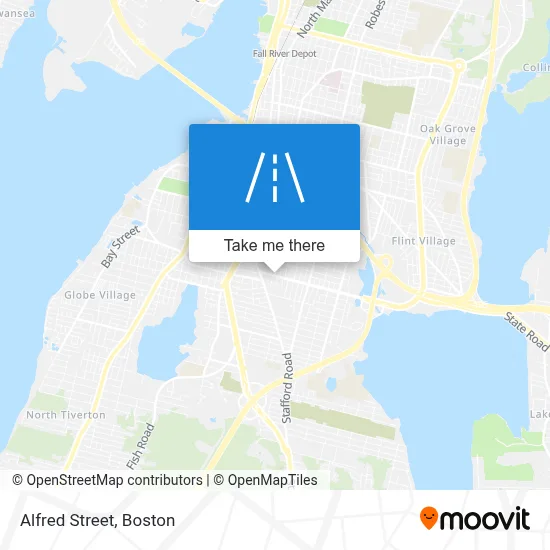 Alfred Street map