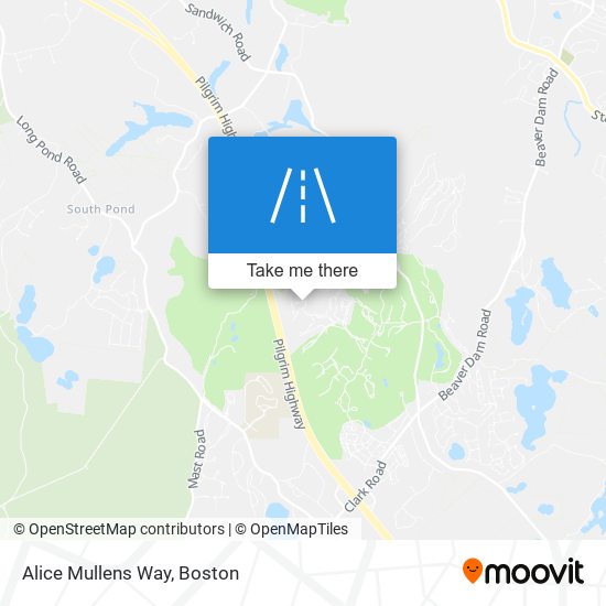 Alice Mullens Way map