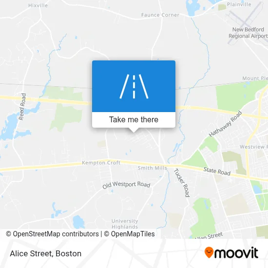 Alice Street map