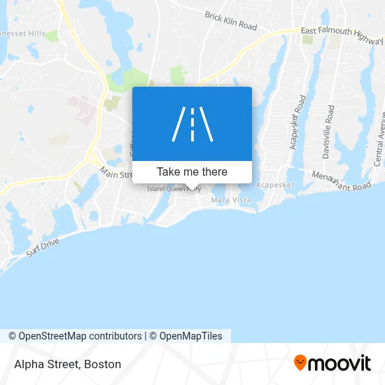 Alpha Street map