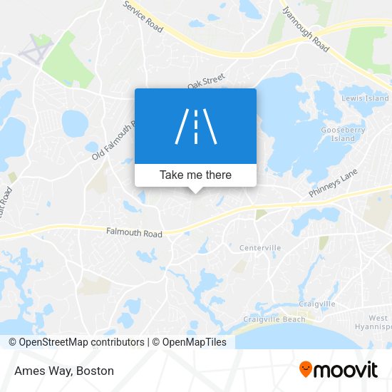 Mapa de Ames Way