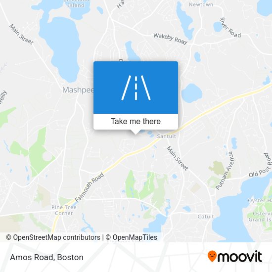 Mapa de Amos Road