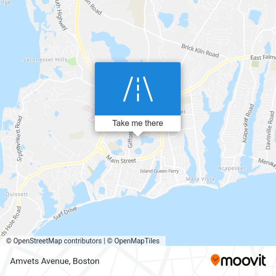 Mapa de Amvets Avenue