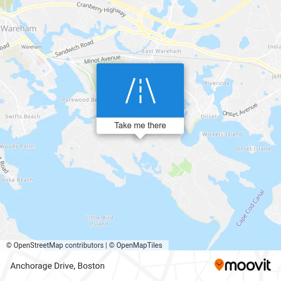 Anchorage Drive map