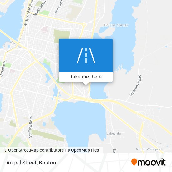 Angell Street map