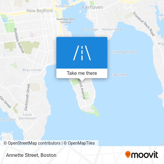 Mapa de Annette Street