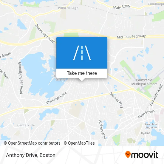Anthony Drive map