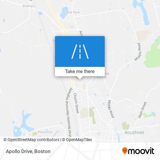 Apollo Drive map