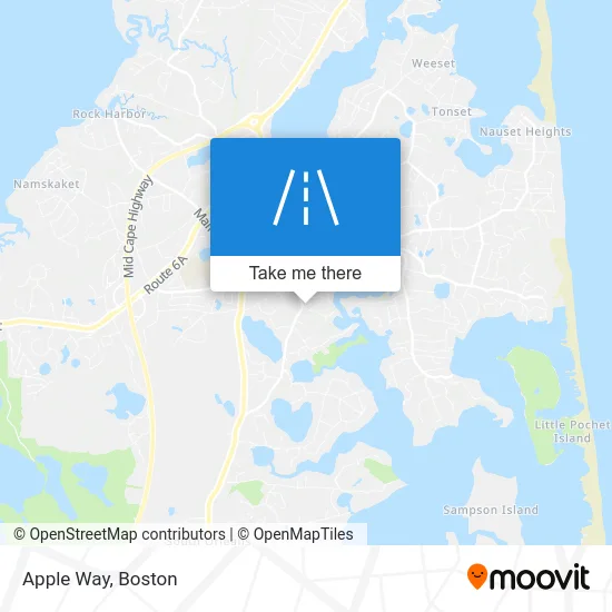 Apple Way map