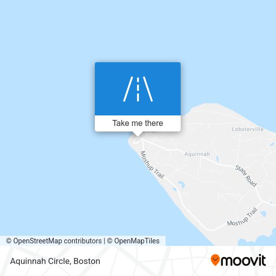 Mapa de Aquinnah Circle