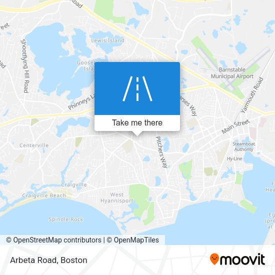 Mapa de Arbeta Road