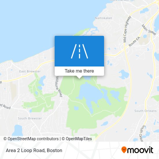 Mapa de Area 2 Loop Road
