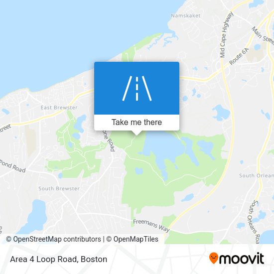 Mapa de Area 4 Loop Road