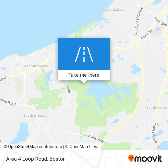 Area 4 Loop Road map